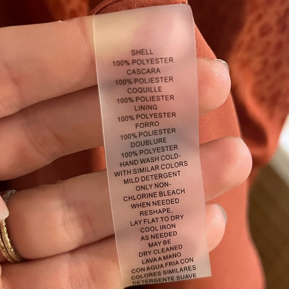 Vince Camuto Animal-Pattern Cowl-Neck Dress size 10 - Picture 5 of 8